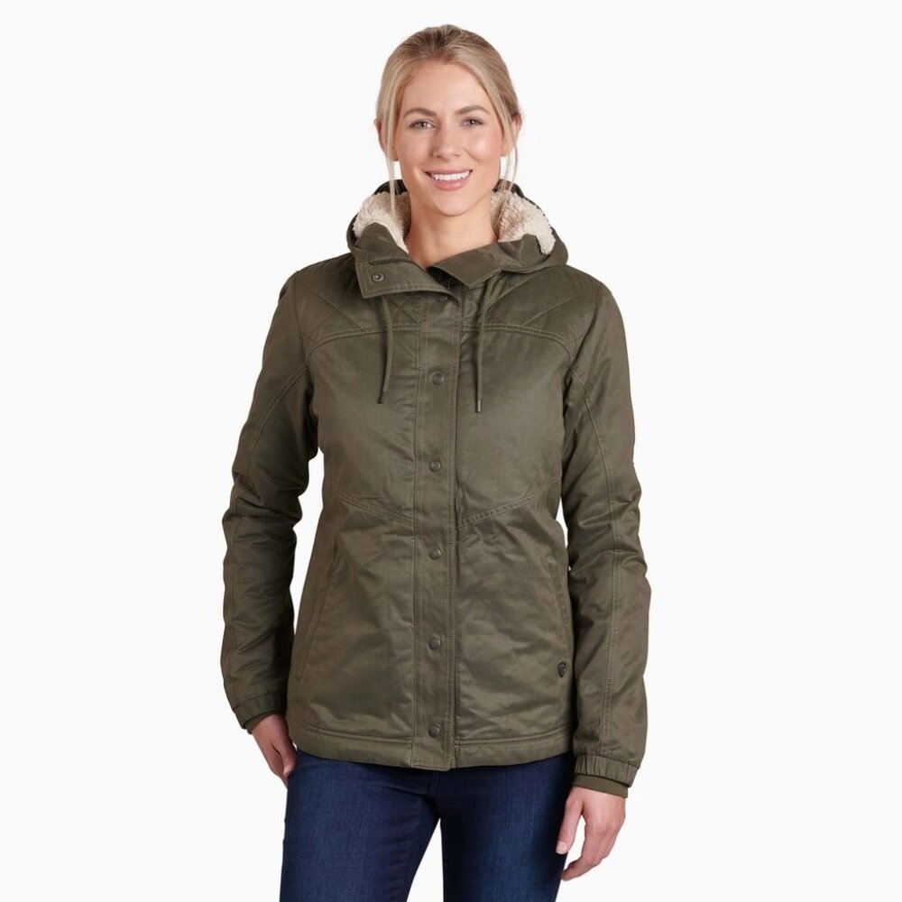 Celeste Lined Hoody Sage